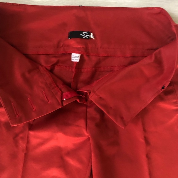 New SF Brand Brick Red Dress Pants - Picture 16 of 16